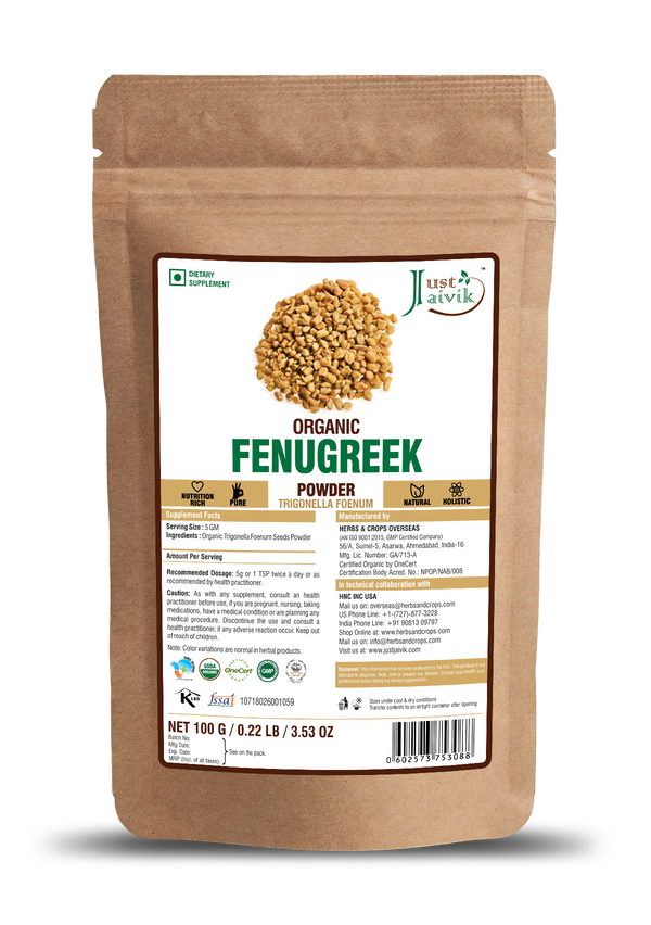 H&amp;C - Organic Fenugreek Powder – Arabian Organics