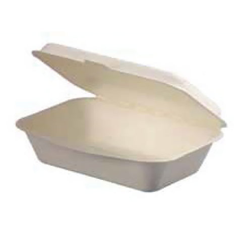 Fiber Meal Box - 600 Ml 180 X 135 X 62 Mm