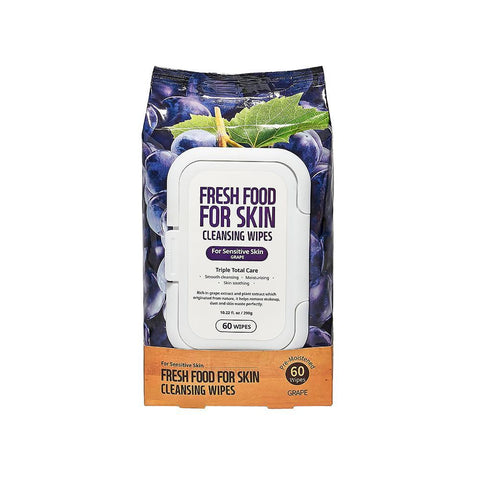 FRESHFOOD Cleansing Wipes GRAPE