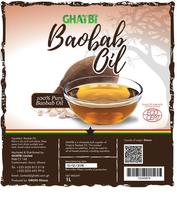 Baobab Oil 1L