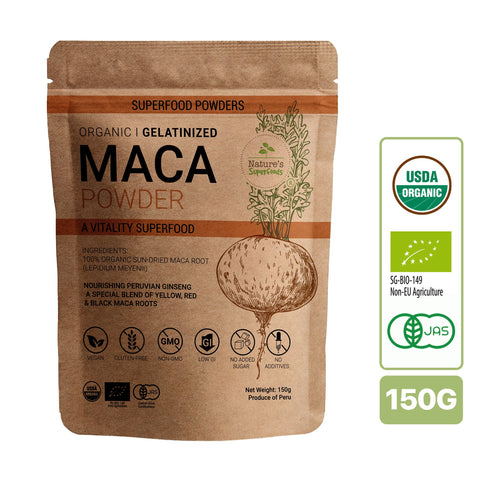 Nature's Superfoods Organic Gelatinized Maca Root Powder