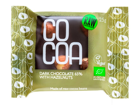 Dark Chocolate 65% With Hazelnuts