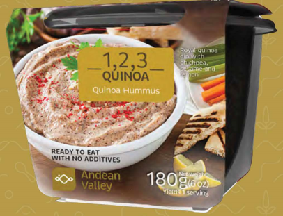 Quinoa & chickpeas Hummus – Royal quinoa, chickpeas, sesame and lemon dip – Ready to eat
