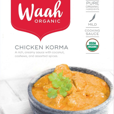 Waah Organic Chicken Korma Simmer Sauce 300g