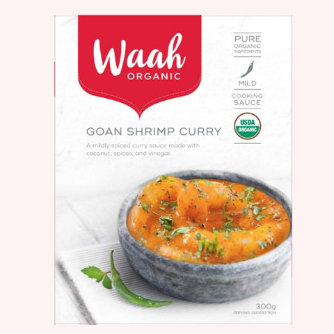 Waah Organic Goan Shrimp Curry Simmer Sauce 300g