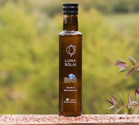 Organic Flax Seed Oil Luna Solai, pressed cold