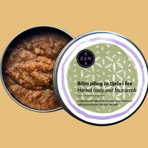Herbal body and face scrub 60ml