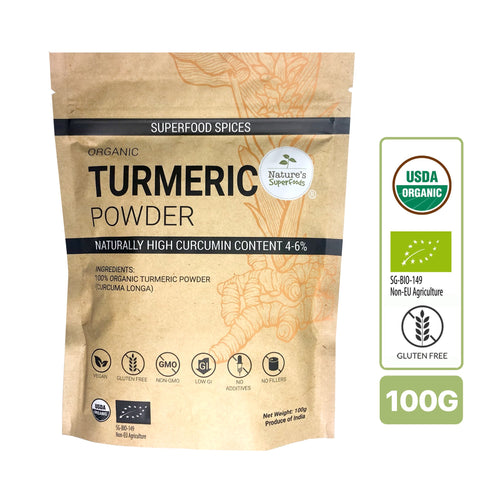 Nature's Superfoods Organic Turmeric Powder (higher Curcumin)