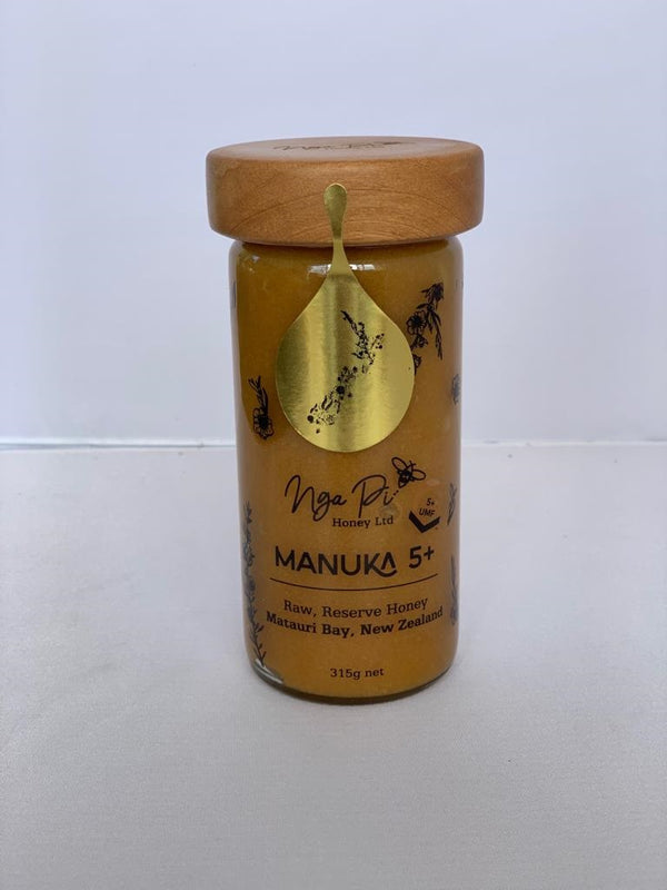 Manuka 5+ Raw Reserve New Zealand Honey - Jar 315 g net