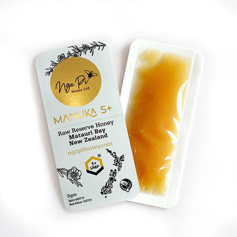 Manuka 5+ Raw Reserve NZ Honey - Sachet