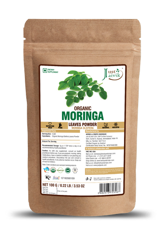 JUST JAIVIK Organic Moringa Leaf Powder