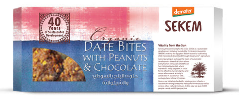 Dates Bites with Peanuts & Chocolate