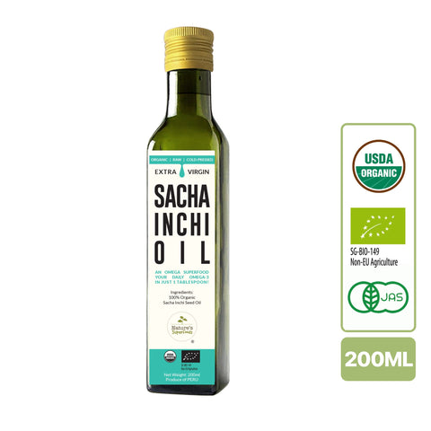 Nature's Superfoods Organic Cold-Pressed Sacha Inchi Seed Oil