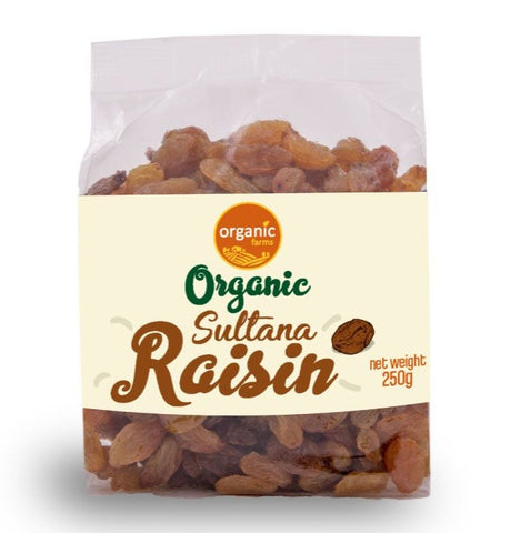 Organic Farms Sultana Raisin 250gm