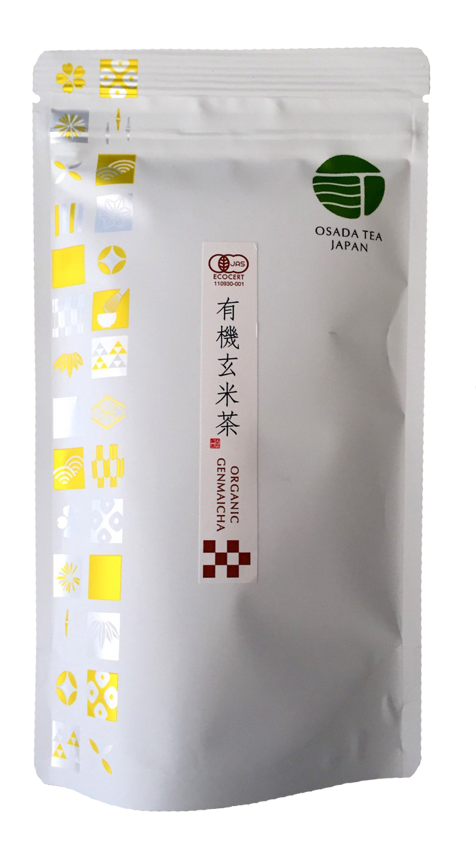 Organic Japanese green tea GENMAICHA (green tea + brown rice) (100g