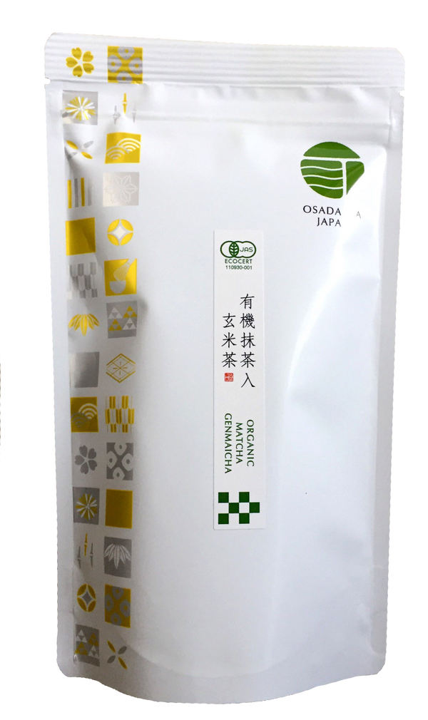 Organic Japanese green tea - MATCHA GENMAICHA (green tea + brown rice + matcha) (100g)