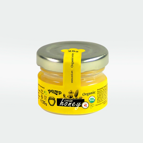 Organic Cream Honey 25g