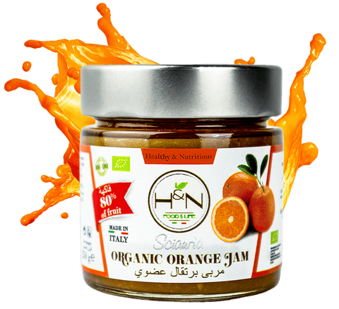 Organic Orange Jam, 250gr jar