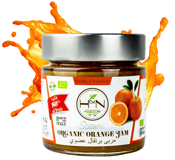 Organic Orange Jam, 250gr jar