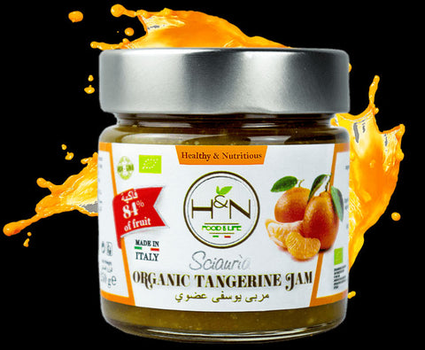 Organic Tangerine Jam, 250gr jar