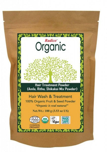 Organic Hair Treatment Powder (Amla, Reetha & Shikakai mix) Powder
