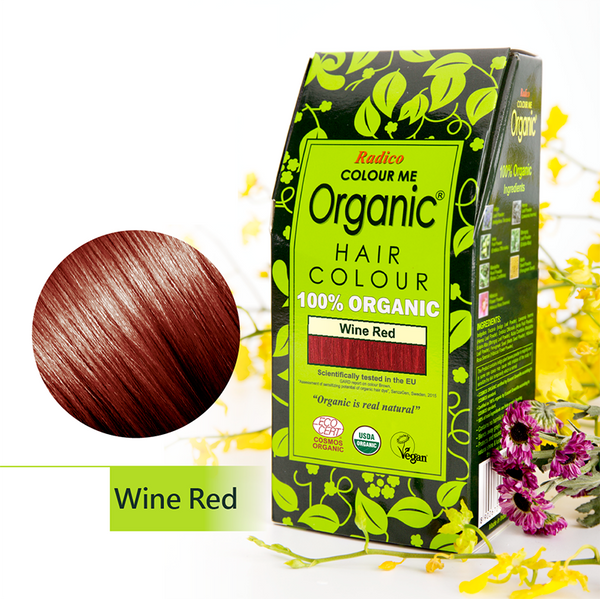 Colour Me Organic Hair Colour - Wine Red