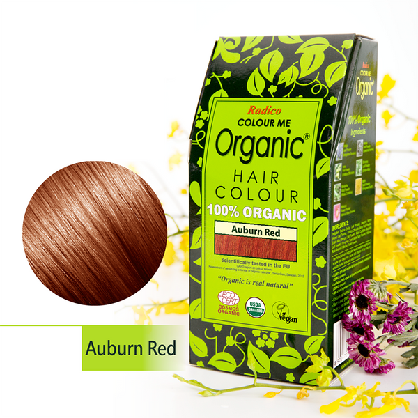 Colour Me Organic Hair Colour - Auburn Red