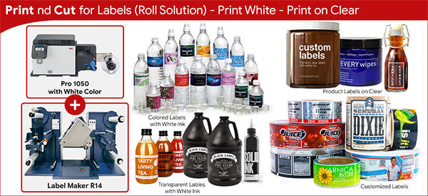 Full Color Digital Toner-based Label Printers with White