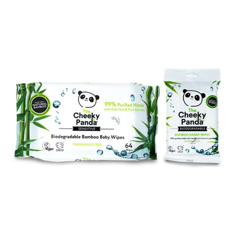 The Cheeky Panda Biodegradable Wipes