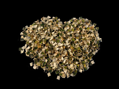 Dried diced lime peels - plain type 6x6 mm,