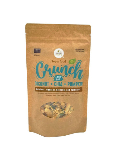 Nature's Superfoods Organic Crunchy Snack - Coconut + Chia + Pumpkin